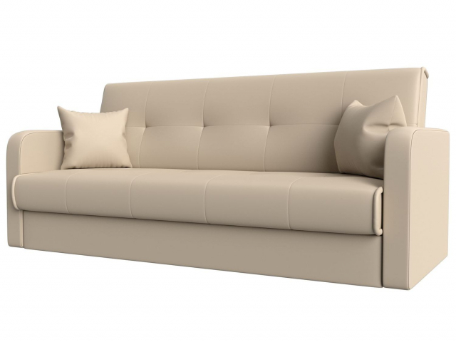 Диван-кровать книжка "Надежда" экокожа бежевая, 103086