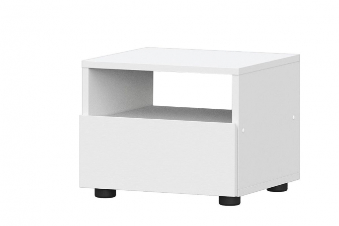 Тумба прикроватная "Токио" белый текстурный