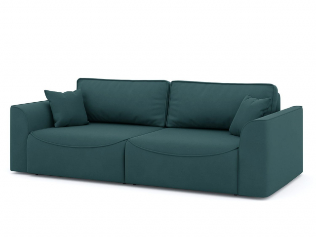 Диван-кровать "Рафаэль" велюр Зара Изумруд