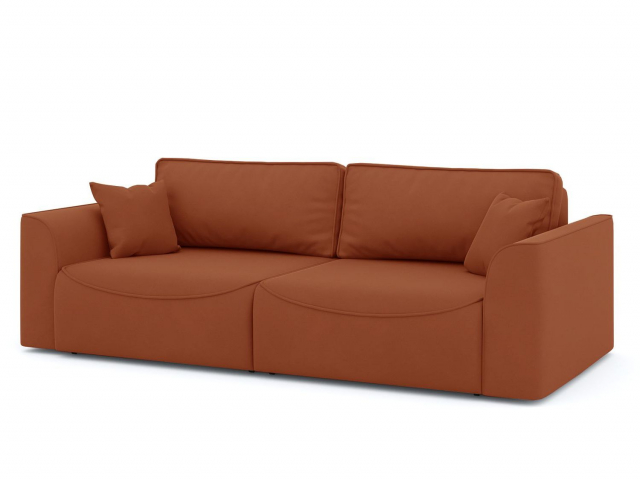 Диван-кровать "Рафаэль" велюр Зара Мандарин 39