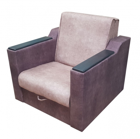 Кресло-кровать "Людмила ДН" (прямой) флок 88-89