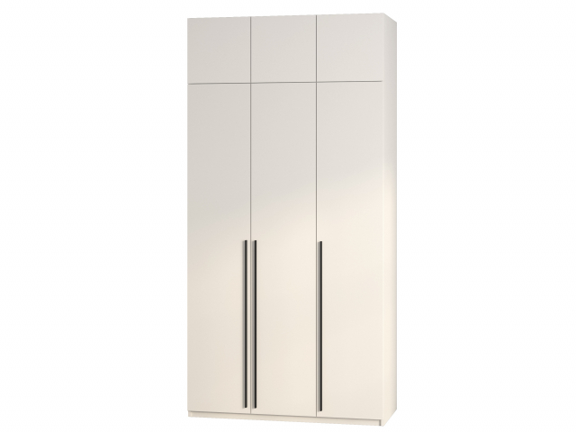 Шкаф "Лаура 3-А ПУШ", цвет перламутр