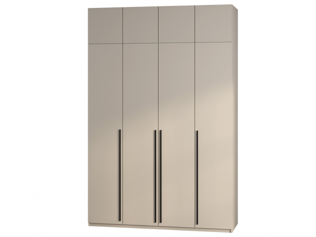 Шкаф "Лаура 4-А ПУШ", цвет грейдж