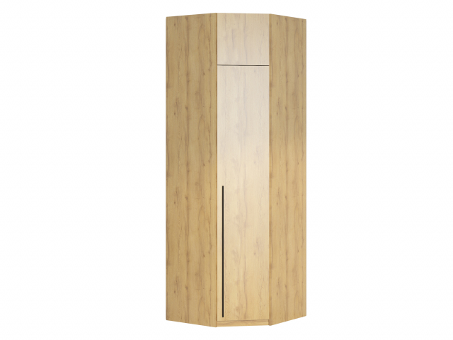 Шкаф угловой "Лаура" 800-А ПУШ, цвет дуб вотан