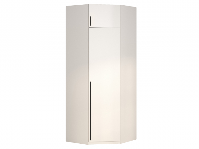 Шкаф угловой "Лаура" 900-А, цвет перламутр