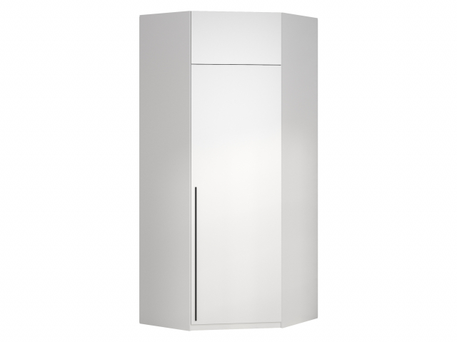 Шкаф угловой "Лаура" 1000-А ПУШ, цвет белый