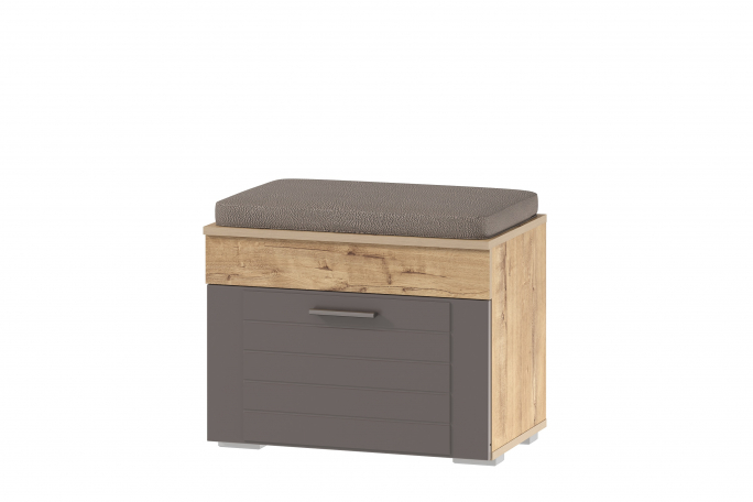 Тумба "Livorno (Ливорно)" НМ 040.63, Софт Графит, Дуб Бунратти