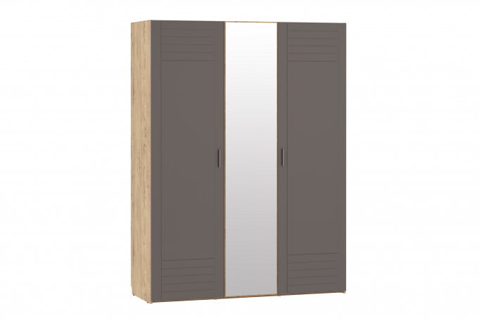 Шкаф комбинированный "Livorno (Ливорно)" НМ 013.57  Софт Графит, Дуб бунратти