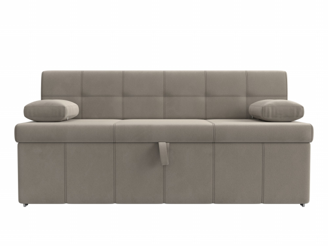 Кухонный диван "Лео" бежевый микровельвет, 28661