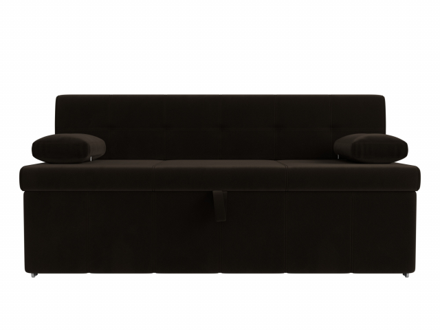 Кухонный диван "Лео" коричневый микровельвет, 28660