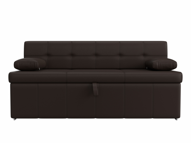 Кухонный диван "Лео" коричневая экокожа, 28654