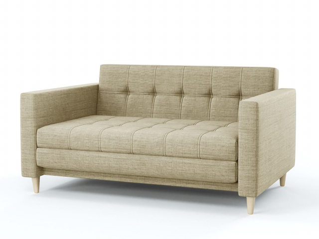 Диван-кровать "Квадро" рогожка Дрим Дарк Беж