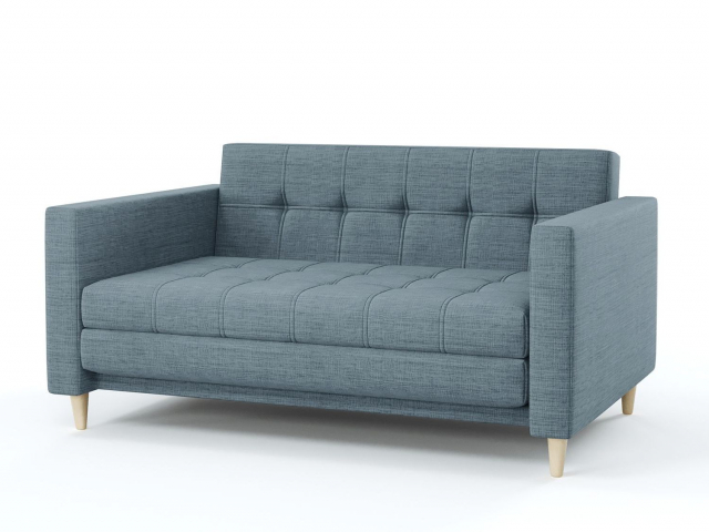 Диван-кровать "Квадро" рогожка Дрим Блю