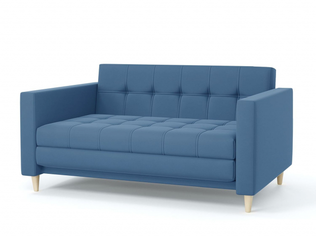 Диван-кровать "Квадро" велюр Зара Океан 45