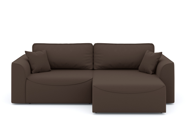 Угловой диван-кровать "Рафаэль" велюр Зара Браун 20