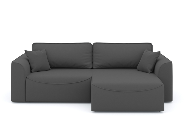 Угловой диван-кровать "Рафаэль" велюр Зара Грей 18