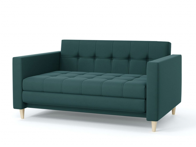 Диван-кровать "Квадро" велюр Зара Изумруд