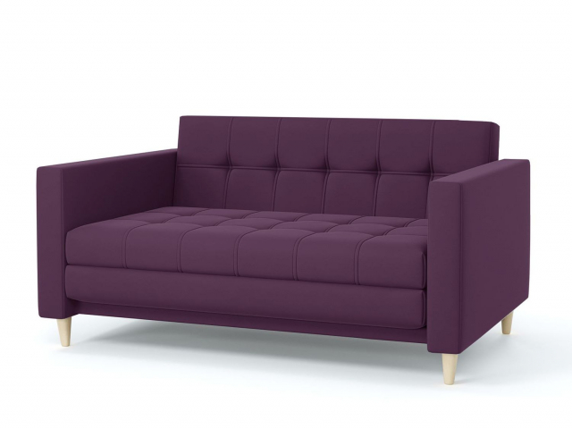 Диван-кровать "Квадро" велюр Зара Виолет 10