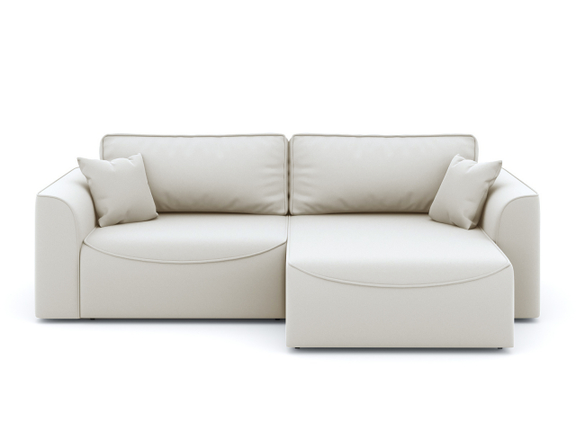 Угловой диван-кровать "Рафаэль" велюр Зара Крим 02