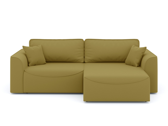 Угловой диван-кровать "Рафаэль" велюр Зара Уеллоу 44