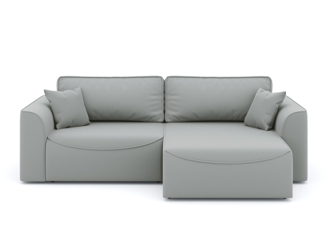 Угловой диван-кровать "Рафаэль" велюр Зара Стил 52