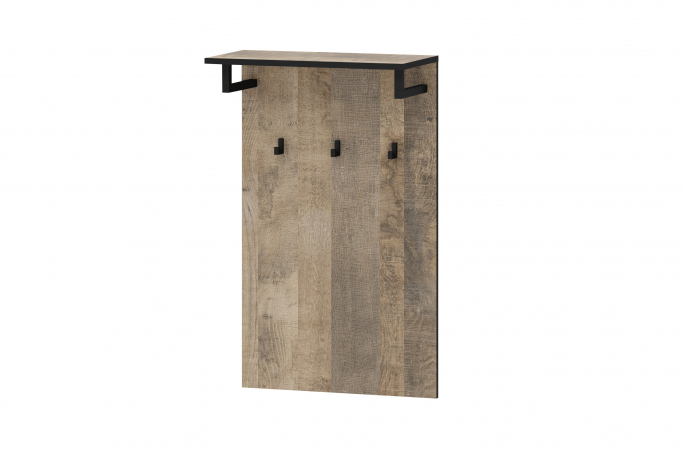 Вешалка "Фолк" НМ 014.44, Дуб Гранж Песочный