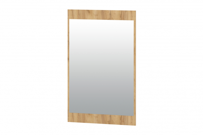 Зеркало "Нортон" НМ 013.39, Серый Камень/Белый Фасадный, Дуб Крафт Золотой