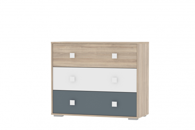 Комод "Элиот" НМ 041.67, Маренго, Вяз Либерти Светлый