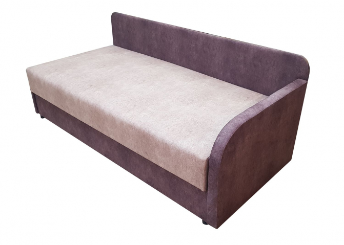 Тахта "Юля 90 Люкс угловая (прямой)" флок 88-89