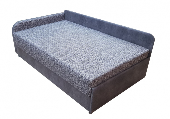 Тахта "Юля 120 Люкс угловая (прямой)" флок 75-150
