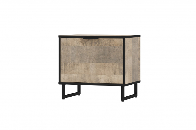 Тумба для обуви "Фолк" НМ 013.27, Дуб Гранж Песочный