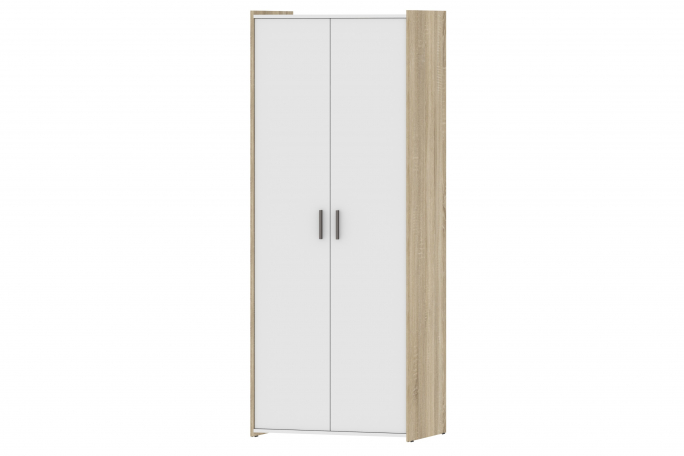 Шкаф для одежды "Симпл" НМ 014.12, Белый Фасадный/Дуб Сонома
