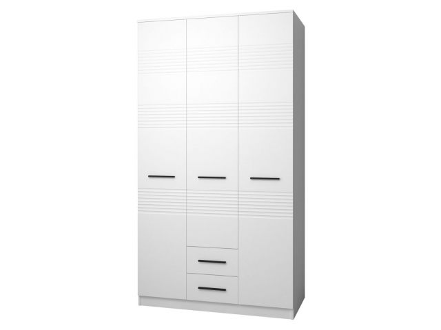 Шкаф трехстворчатый "Меридиан Т23-Ф3" белый