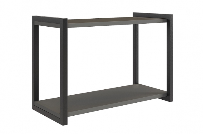 Полка навесная "Юниор" графит/черный муар