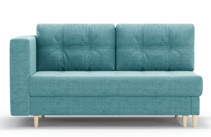 Кушетка "Лея" еврокнижка, рогожка Дрим Азур