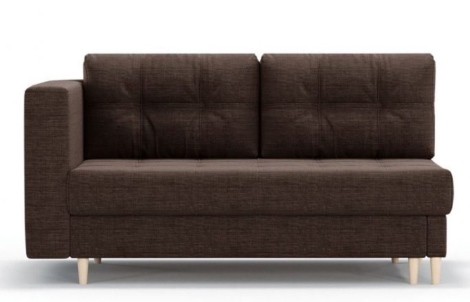 Кушетка "Лея" еврокнижка, рогожка Дрим Браун