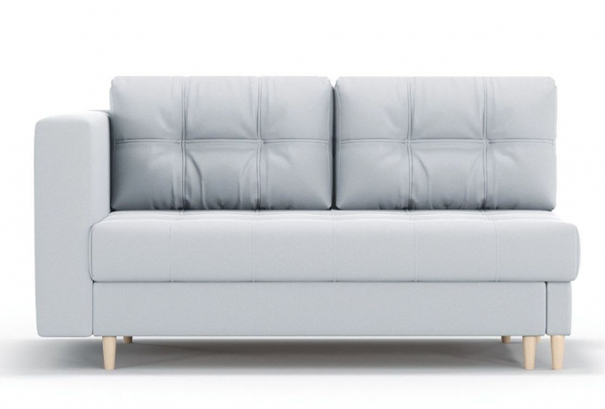 Кушетка "Лея" еврокнижка, велюр Зара Айс 50