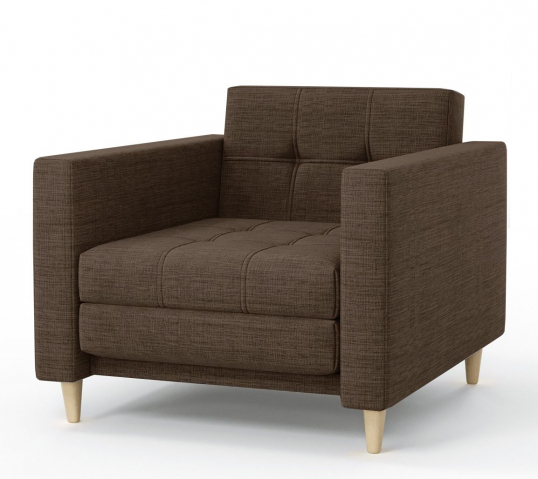 Кресло-кровать "Квадро" рогожка Дрим Браун