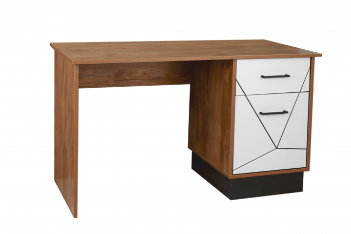 Стол письменный 54.18 "Гамма" таксония/черный/белый