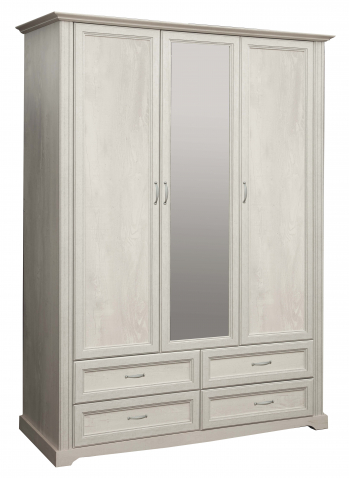 Шкаф для одежды 32.02 "Сохо" бетон пайн белый/Masa Decor (Маса Декор) бетон пайн белый