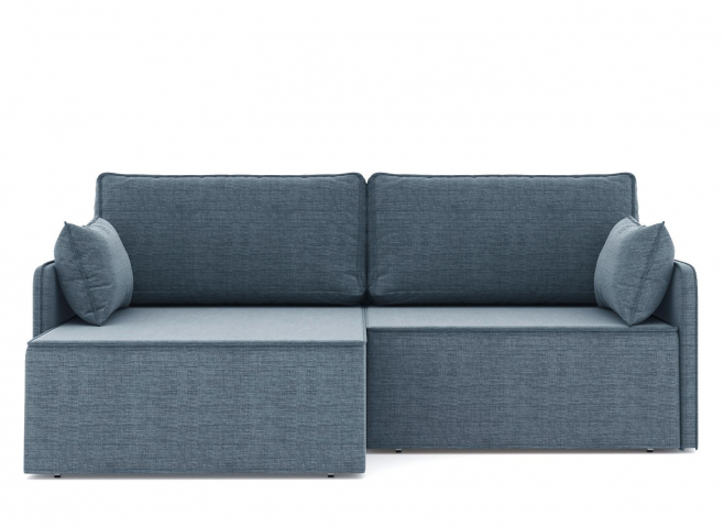 Угловой диван-кровать "Блюм" рогожка Дрим Блю