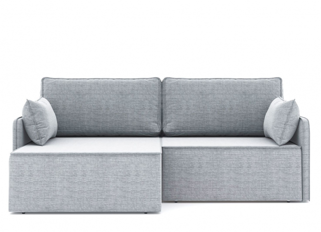 Угловой диван-кровать "Блюм" рогожка Дрим Лайт Грей