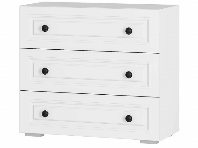 Комод "Софт" КМ-01, белый/эмаль белая (F26)