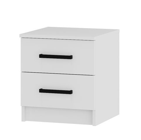 Тумба прикроватная "Фьюжн" ТБ-12, белый