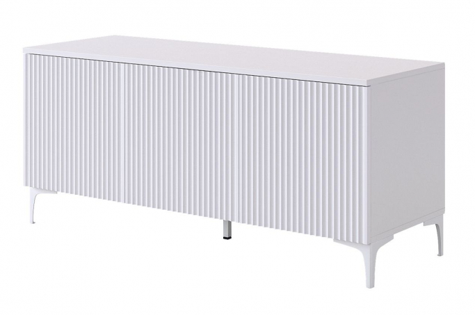 Тумба "Зефир 115.01" белое дерево/белый (эмаль)