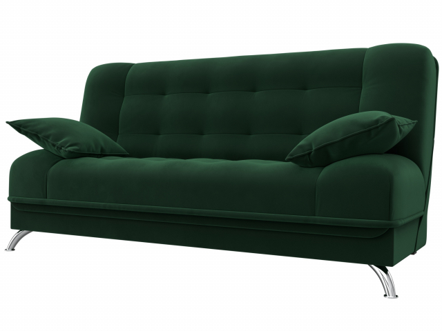 Диван-кровать "Анна", зеленый велюр, 102741