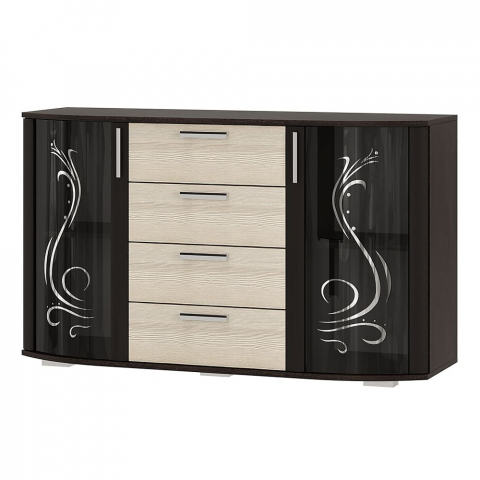 Комод со стразами "Грация", венге/лоредо