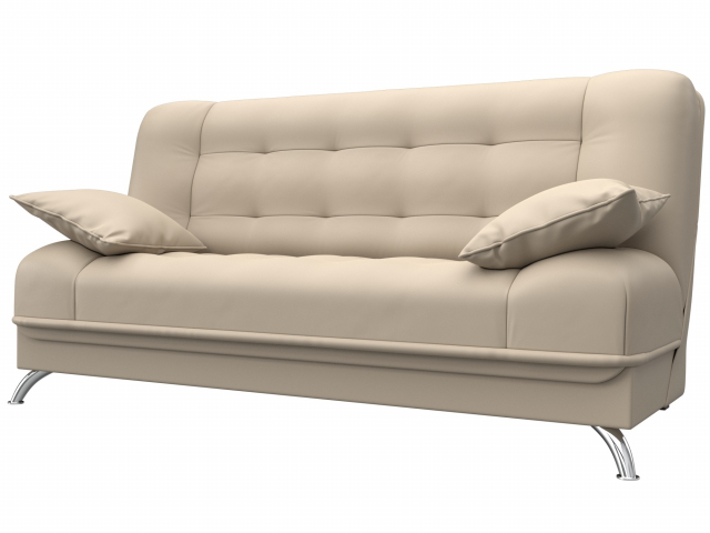 Диван-кровать "Анна" бежевая экокожа, 27850