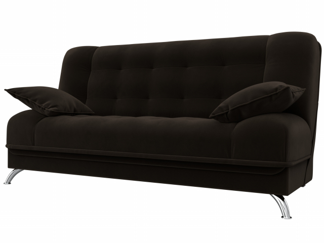 Диван-кровать "Анна" коричневый микровельвет, 28067