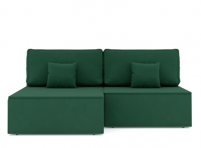 Угловой диван-кровать "Блюм Некст" велюр Зара Малахит 33